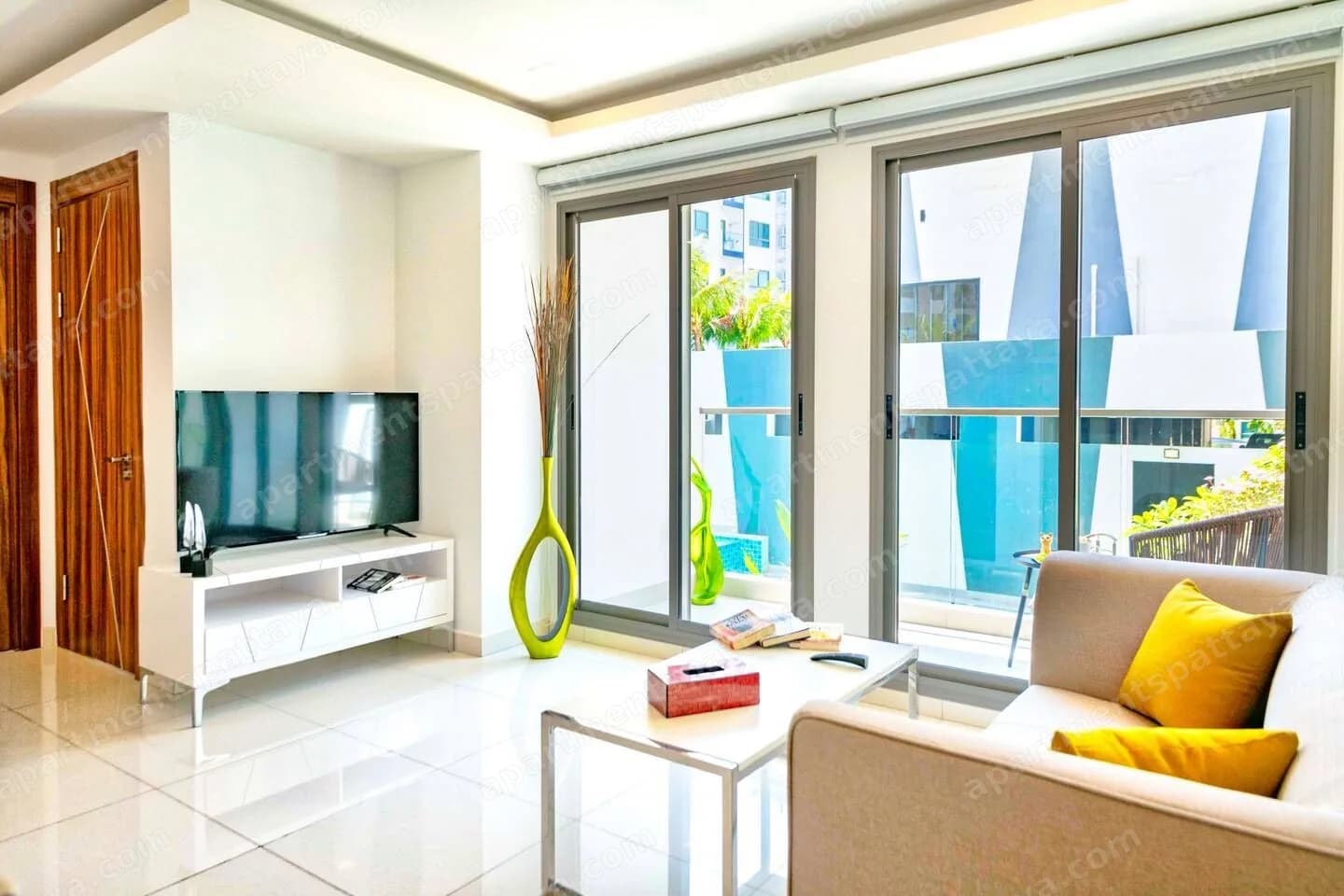 Просторные 2-bedroom апартаменты в районе Pratumnak